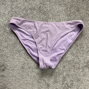 Unbranded Swimwear Bikini Bottom Womens Large Solid Lilac Stretch Summer Beach